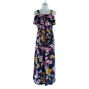 Full Circle Floral Maxi Dress